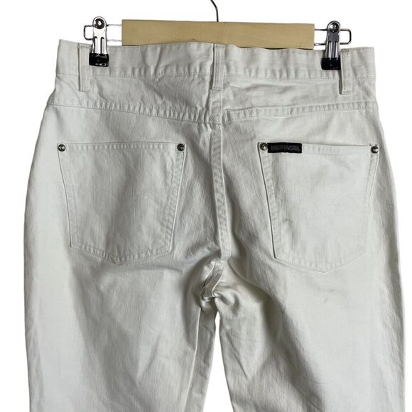 Harley Davidson Women's size 8‎ White Boot Cut Jeans - Picture 3 of 7